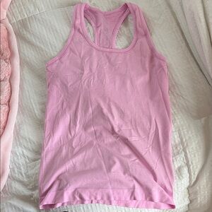 lululemon athletica Light Pink Racerback Tank Top